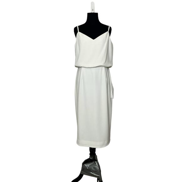 Dress The Population off white midi dress size Large - Picture 11 of 16